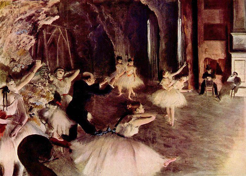 Edgar Degas Stage Rehearsal china oil painting image